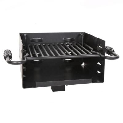 China Easily Cleaned Outdoor Heavyweight Park Style Grill Charcoal BBQ Grill Single Post Camping for sale