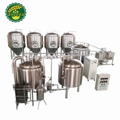 China Beer Making Equipment 500l Small Craft Beer Brewery Automatic Beer Making Brewery Machinery Beer Brewing Equipment System for sale