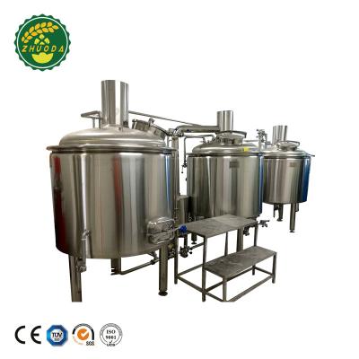 China Hotels 500 Liter Small Beer Making Machine Brewery Production Line for sale