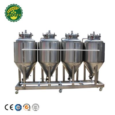 China Home Brewer Cheap Conical 100 Liter Stainless Steel Fermenter Tank for sale