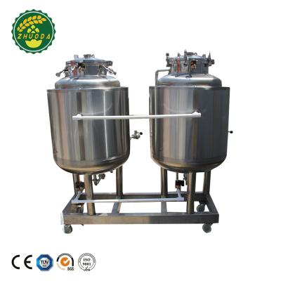 China Stainless Steel Or Copper 200L Red Kvass Production Line , Kvass Making Machine Beer Brewery Equipment for sale