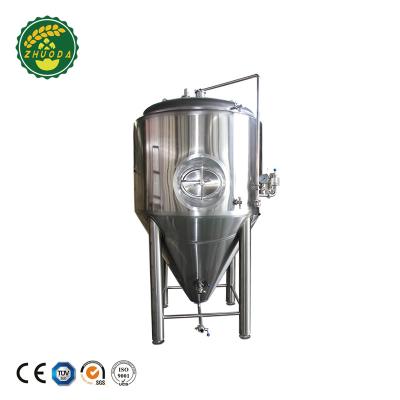 China Conical Fermenter Hotels Plastic Fermenter Double Jacket For 500L for sale