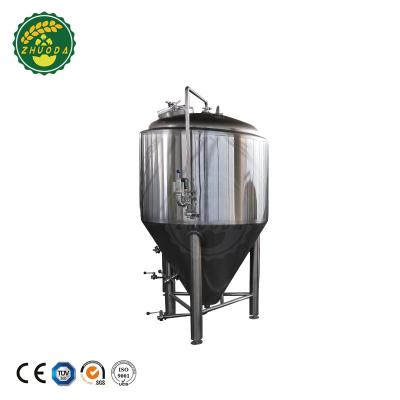 China SS304 300L Double Lined Beer Fermenter Stainless Steel Beer Fementer Brewery Conical Fermentation Tank for sale