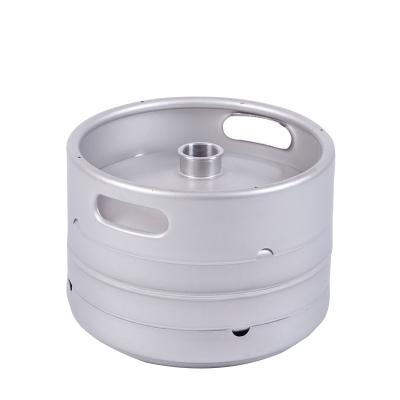 China Reuse Euro Qualified Food Grade Barrel AISI 304 Stainless Steel 30L Draft Beer Keg for sale