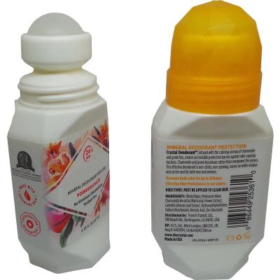 China Professional Eco-friendly Manufacturer Empty Deodorant Bottles On Plastic Roll On Bottle Container for sale