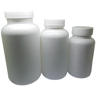 China 200cc 225cc 300cc HDPE Jar Health Care Medicine Pill Vitamin Capsule Eco-friendly Plastic White Bottles for sale