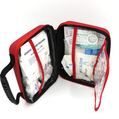 China Custom Handle First Aid Kit Bag Medical Supplies EVA Travel Mini Survival First Aid Rescue Kit for , Home, School, Pet zu verkaufen