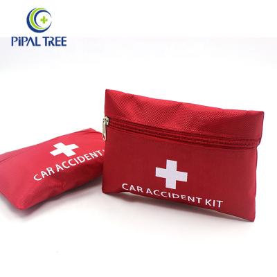 Κίνα Portable Red Bag Small First Aid Kit Empty Medical Storage Bag For First Aid Kits Pack Emergency Hiking Camping Backpacking προς πώληση