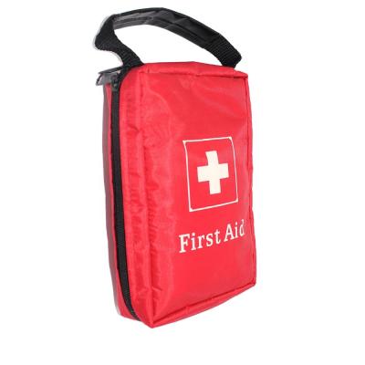 China Empty First Aid Kits Bags Bag Has Hand Rolled Care Handbag Red Nylon First Aid Bag for sale