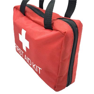 China Emergency Care Factory High End First Aid Kit Bag 600D Oxford Red Waterproof First Aid Bag for sale