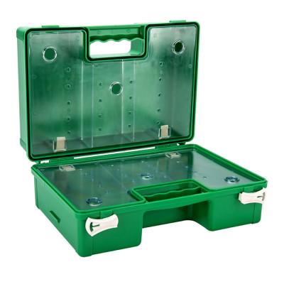 China Waterproof Custom Empty ABS Green Plastic Emergency First Aid Logo Large Capacity Outdoor Box Convenient for sale