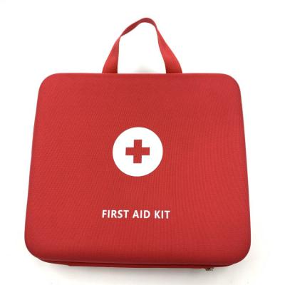 China Large Eva First Aid Emergency Care Kit Red First Aid Kit Portable Wholesale Home Travel First Aid Kit for sale