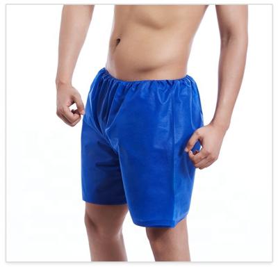 China Wholesale Disposable Salon Nonwoven Beauty Boxer Men's Sauna Khan Breathable Boxer for sale