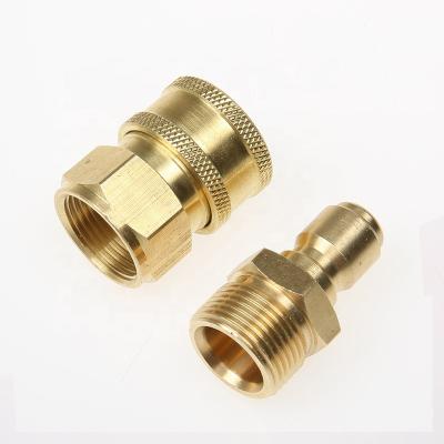 China Hotels High Pressure Water Gun Outlet Hose Conversion Plug Medium Quick 3/8 Butt Quick Connector Accessories for sale