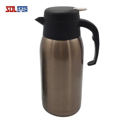 China Sustainable 60oz Insulated Water Jug 1800ml Vacuum Coffee Pot Tea Bottle for sale