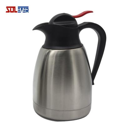 China Sustainable 40oz Insulated Coffee Pot 1200ml Carafe Hot Water Pot Thermal Kettle for sale