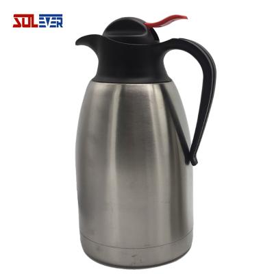 China 70oz Stainless Steel Pot 2000ml Coffee Pot Water Jug Viable Tea Kettle for sale