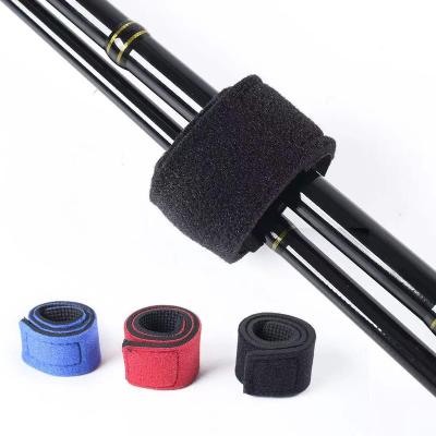 China Wholesale Customized High Quality Stretch Support Outdoor Fishing Rod Belt Fishing Rod Wrap Pole Strap Fishing Accessories for sale