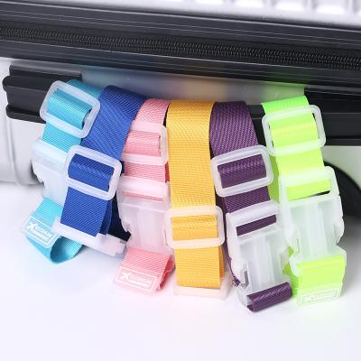 China Portable Multifunctional Organizer Luggage Straps Travel Travel Baggage Belt Nylon Custom Adjustable Backpack Lanyard for sale