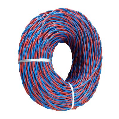 China House Copper Conductor PVC Insulated Twisted Flexible RVS Wire Used Building for sale