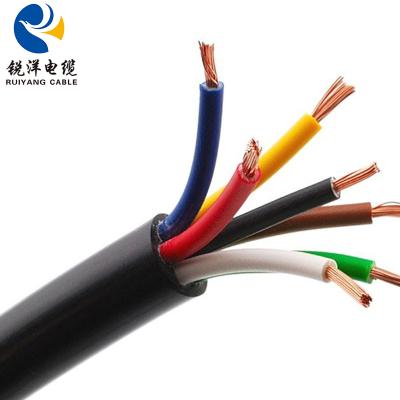 China Waterproof Construction RVV Electrical Cable Low Voltage Electrical Wire Price House Wire for sale