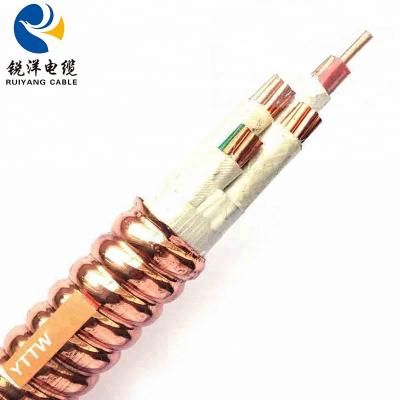 China Construction 2021 Anti Corrosion Multicore Copper PVC Sheath Mineral Insulated Electrical Cable Price Per Meter for sale