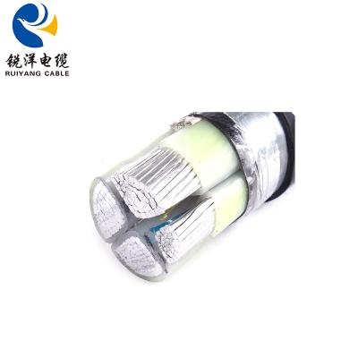 China Underground Aluminum Power Cable For Underground Insulated PVC Sheathed 4 Core for sale