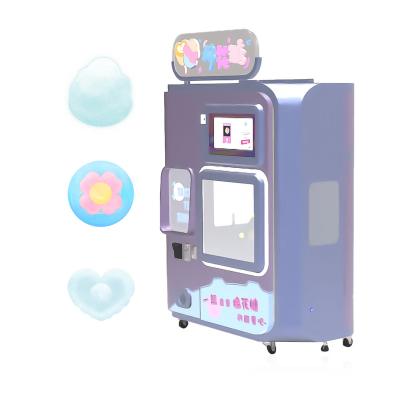 China Shopping malls fast delivery silk commercial machine electric automatic candy cotton candy maker for sale