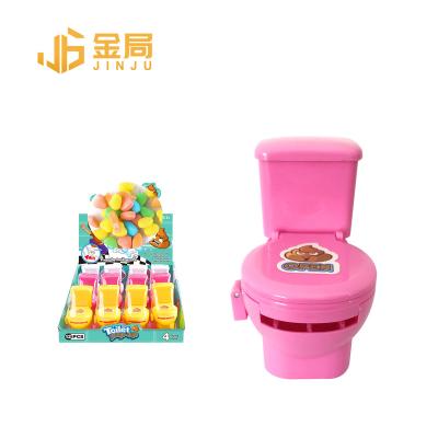 China Cartoon Toys New Design Latin America Candy Toy Sweet Candy Ejection Toilet Shape Candy Toy for sale