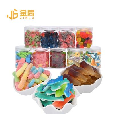 China Natural Wholesale Halal Meat Bulk Different Shape Sugar Coated Gummy Candy Sweet & Sour Soft Candy for sale