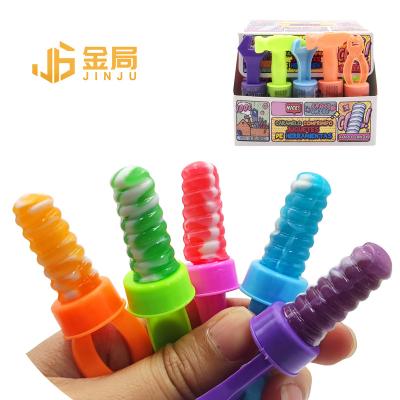 China Cartoon Toys New Hot Selling Material Funny Tool Toys Candy With Lollipops Kids Hard Candy Fruity Toy for sale