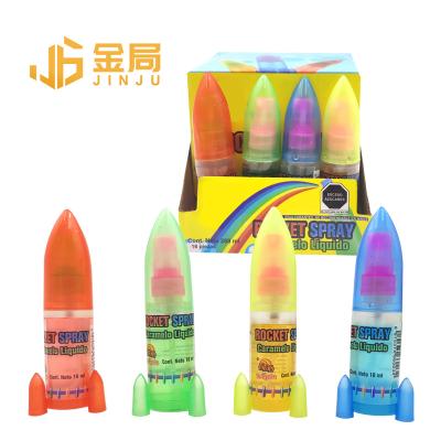 China Game + Eat Rocket Spray Candy Sour Liquid Candy 18ml Wholesale Custom Fruit Liquid Candy for sale