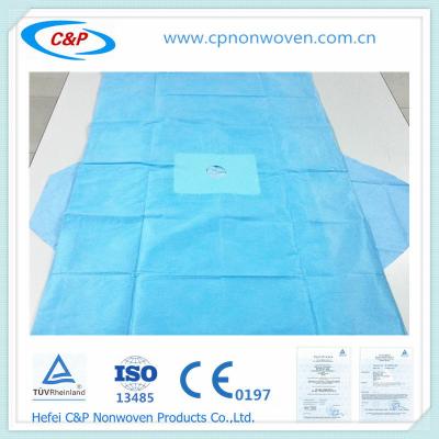 China SMS/PE fabric nonwoven disposable surgical extremity drape for hospital for sale