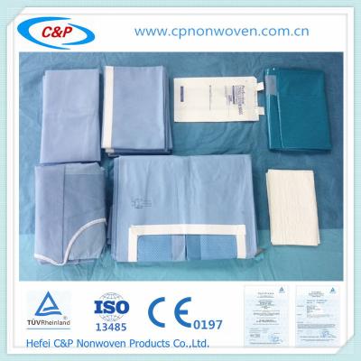 China abdominal surgery operating room China Laparotomy drape pack for sale