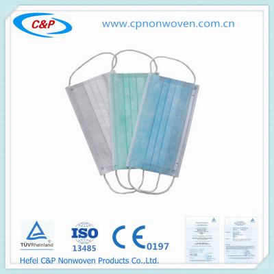 China Fluid-Resistant Surgical Face Masks for sale