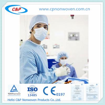 China ISO Certification Disposable Surgical SMS gowns for sale