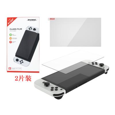 China Protective 2pcs oled switch tempered film for Nintendo switch oled tempered glass tempered glass oled switch for sale