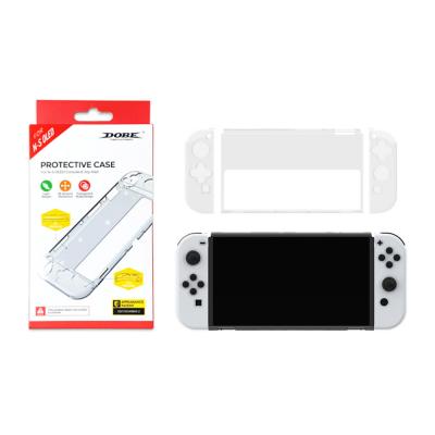 China DOBE Protection Controller for Nintendo Switch oled Cover Device Switch oled Clear Shell oled Switch Protective Case for sale