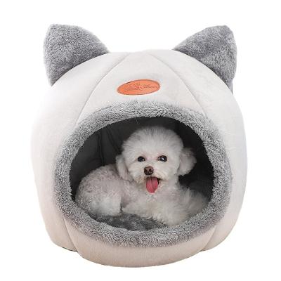 China Breathable Manufacturers Wholesale Cave Cat Tent Puppy Nest Mat Pet Bed Kennel Kennel Dogs Fashion Cave for sale