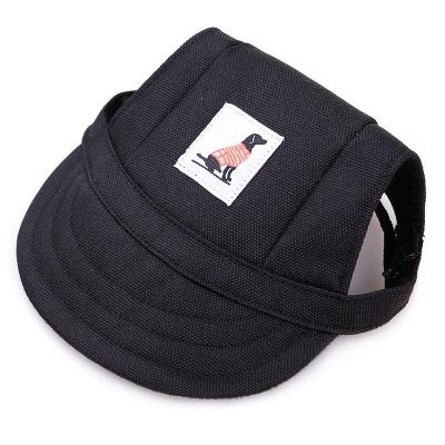 China Baseball Sun Proof Adjustable Pet Accessories Dog Hat Fashion Visor Viable Outdoor Hat With Ear Holes Pet for sale