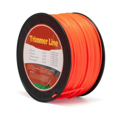 China 2-Stroke .095 Inch 830 Feet String Line Square Echo Weed Eater Craftsman Gas Trimmer Orange Electric Trimmers for sale