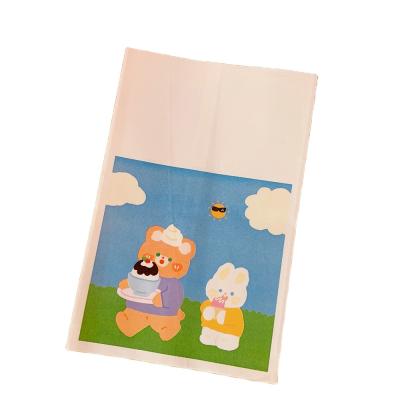 China Spot Goods Decoration Small Gift Packaging Bags Bunny Candy Cookie Snacks Party Paper Bag Cartoons Goods for sale