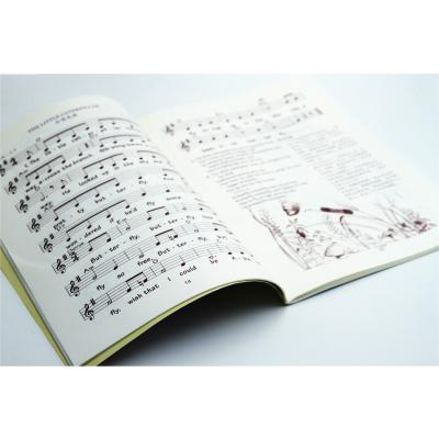 China paper & Cardboard China Manufacture Factory Supply Perfect Binding Piano Book Softcover Printing for sale