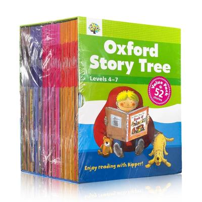 China White Paper Panel 52 Books/Set 4-7 Tree Level Kid Story Oxford Story English English Educational Toys Children Picture English History Study for sale