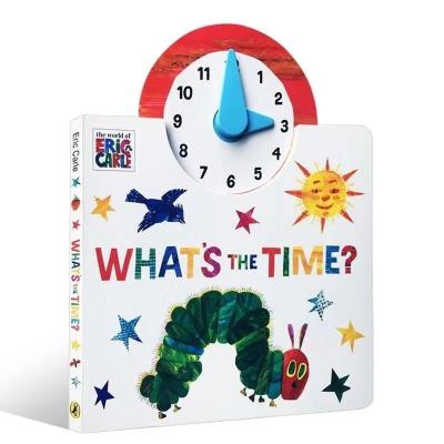 China White Paper Advice The World of Eric Carle: What's the Time? Advice Book Time Perception Children's Picture Book for sale