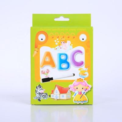 China paper & Cardboard Learning Early Educational Number Letters Teaching Card ABC Alphabet Arithmetic English Instruction Card For Kids for sale