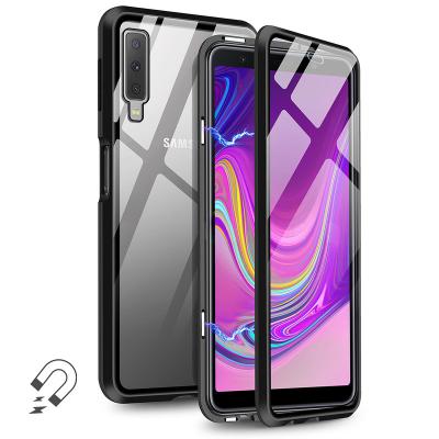 China 2022 Shockproof New Hot Selling Fashionable Magnetic 360 Tempered Glass Mobile Phone Case For Iphone 13 pro Max Samsung for sale