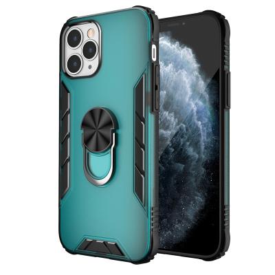 China Free Sample Hot Sale Metal Shockproof Magnetic Kickstand Ring Mobile Phone Case For Iphone 6 7 8 X XR XS 12 13 max pro max for sale