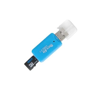 China Plastic For SD TF Card Micro USB OTG Carder Reader USB OTG Smart Card Reader for sale