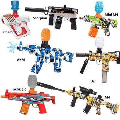 China Safety 2022 Water Gel Pearl P90 Gel Blast Gun Blaster Water Gun Maker Gel Blast Gun AKM 47 Electric Kitchen Toys M416 for sale